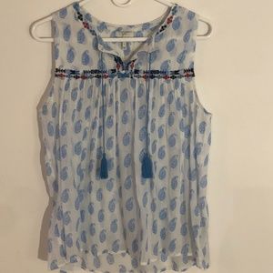 Joie Cotton Tassel Tank